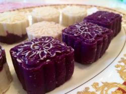 紫薯、山药月饼