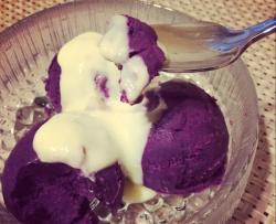 伪紫薯冰淇淋