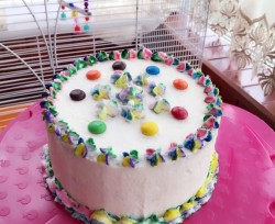 彩虹榴莲蛋糕