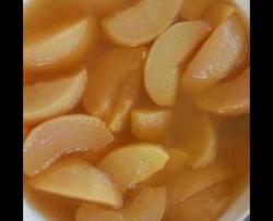 普通毛桃做的黄桃罐头