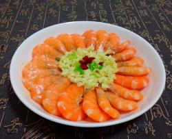 蒜蓉烤鲜虾