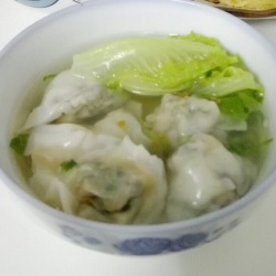 韭菜鲜肉小混沌