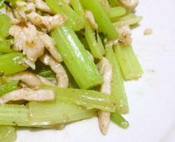 芹菜肉丝