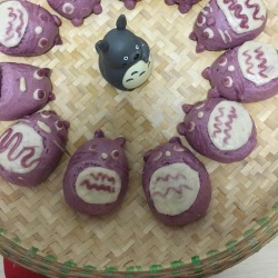紫薯龙猫馒头