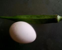 秋葵蒸水蛋