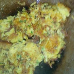 豆渣地瓜葱油饼
