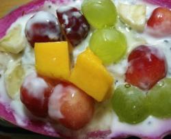 火龙果酸奶营养早餐