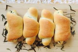 海苔香葱面包卷