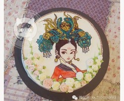 华丽丽的奶油霜转印