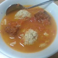 番茄干贝豆腐肉丸汤