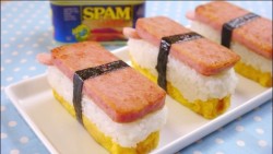 Spam Sushi Masubi 午餐肉甜蛋寿司 by あっ、 妄想グルメだ