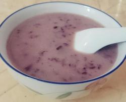 椰浆紫米粥