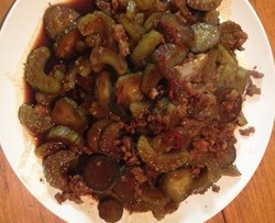 西芹肉糜,超级简单且下饭