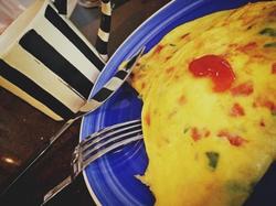 Omelette with Onion&tomato
