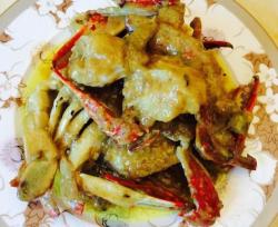 椰香咖喱梭子蟹