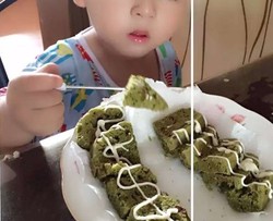 桂花抹茶枣糕