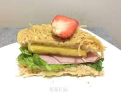 挂面蛋饼汉堡/三明治