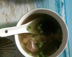 香菇排骨蛏干汤