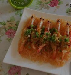 蒜蓉粉丝蒸虾