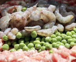 豌豆海虾鲜肉小馄饨