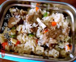 杂蔬排骨焖饭+龙利鱼蛤蜊番茄蛋汤