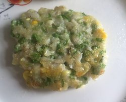 玉米鲈鱼饼