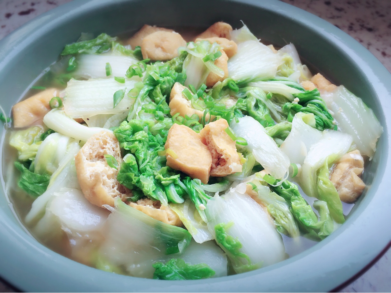白菜炖豆腐泡
