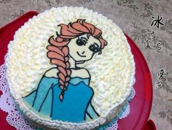爱莎公主生日蛋糕