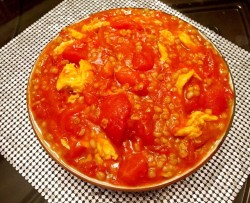 小麦鸡蛋煮番茄