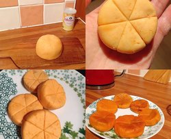 地瓜豆沙饼