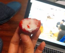 草莓的日式吃法