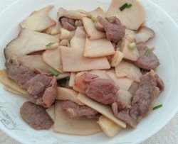 杏鮑菇炒肉