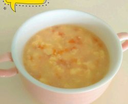 西红柿鸡蛋小米疙瘩汤