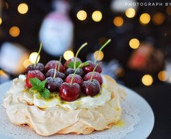 Pavlova 南半球的圣诞甜饼