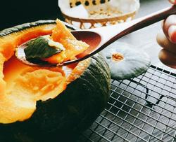 一整个南瓜布丁