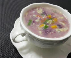 杂蔬紫薯疙瘩汤-宝宝辅食