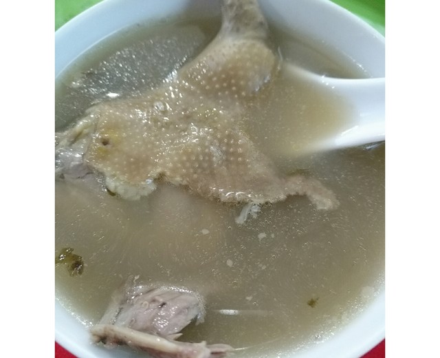 清热祛湿蒲公英煲乳鸽绿豆汤