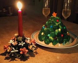 圣诞树-西兰花日式土豆沙拉