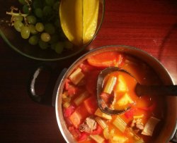 牛肉番茄杂蔬浓汤