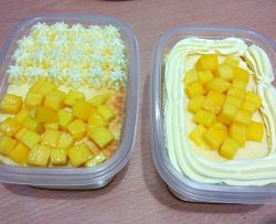 奶油芒果蛋糕盒