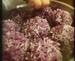 糯米芒果紫薯球