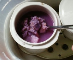 紫薯山药燕麦粥