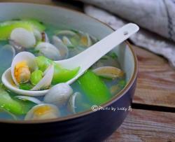 丝瓜毛豆蛤蜊汤