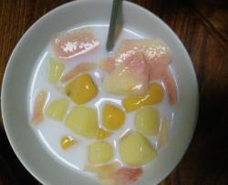 水果椰汁芋圆