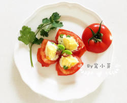 宝宝辅食:番茄鸡蛋杯—小小的鸡蛋杯,简单快手,口感酸爽嫩滑