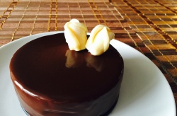 黑巧克力朗姆酒慕斯蛋糕