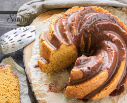 全麦南瓜蛋糕丨健康·烘焙