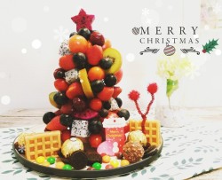 圣诞季:水果圣诞树