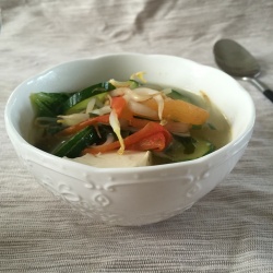 超级好吃的虾仁蔬菜汤