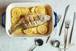 地中海式香料烤鱼-Mediterranean Style Roasted Whole Fish